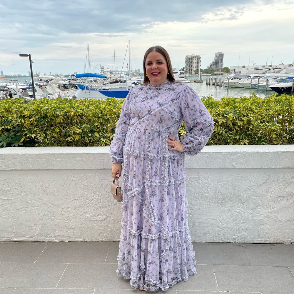 JessaKae Odette Dress in Lavender Floral